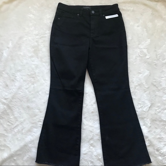 Halogen Denim Kick Flare Crop Jeans - Picture 2 of 7
